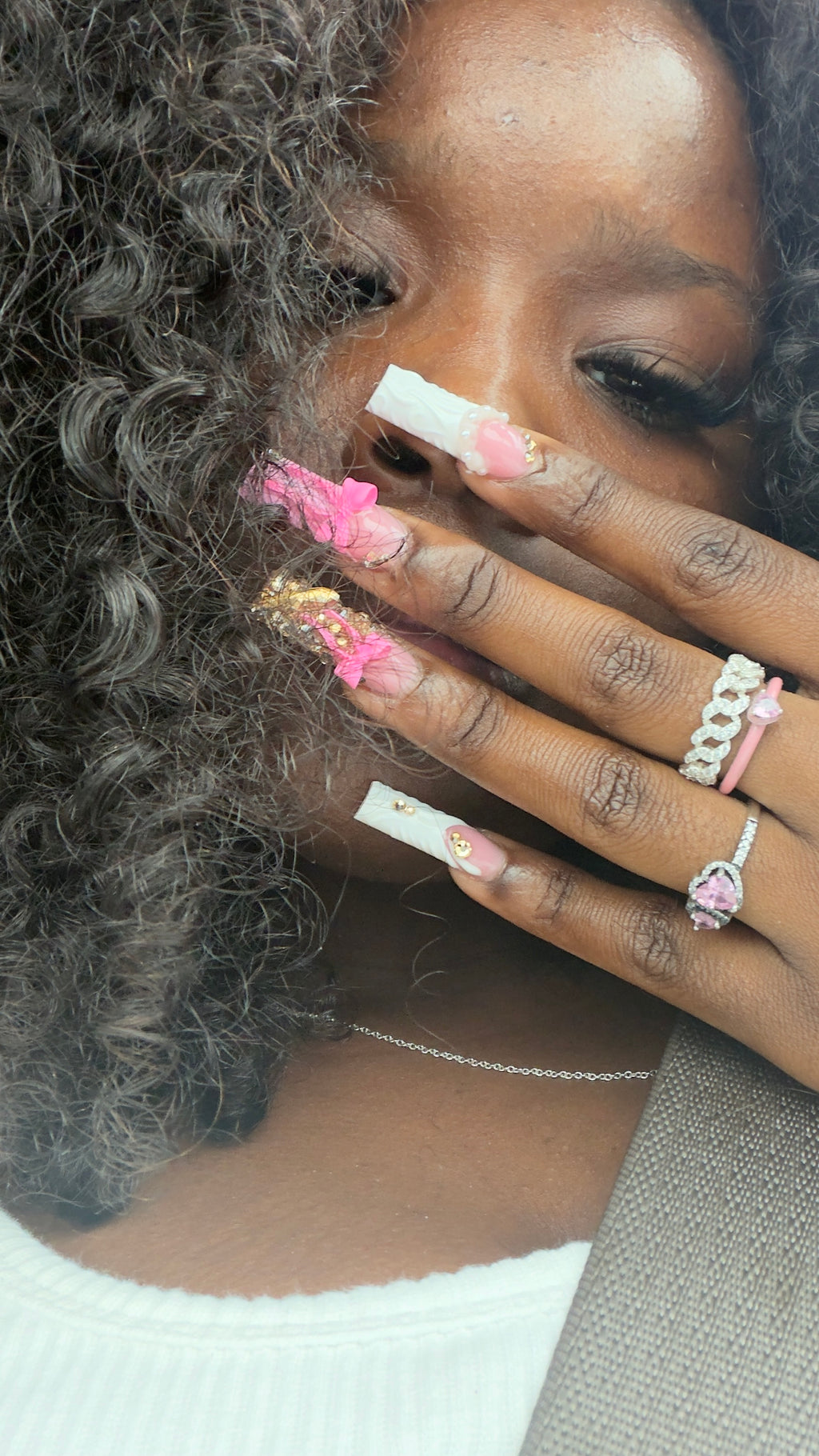 Pink enamel
